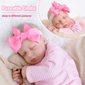 20-inch Lifelike Reborn Baby Doll - Realistic Silicone Newborn Toddler Toy for Ages 3+