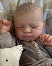Laden Sie das Bild in den Galerie-Viewer, 18 Inch Sleeping Lifelike Reborn Baby Dolls Pascale Handmade Cuddly Realistic Newborn Baby Doll Girl Gift for Kids
