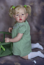 Carregar imagem no visualizador da galeria, 28 Inch 70cm Lovely Toddler Girl Reborn Doll Lifelike Realistic Newborn Baby Doll Cloth Body Cuddly Baby Doll
