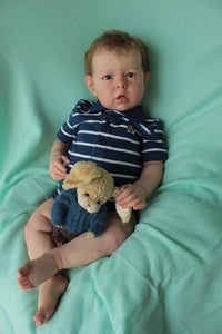 20 Inch Lifelike Baby Dolls Boy Realistic Baby Dolls Handsome Newborn Baby Dolls Gift Toy for Age 3+