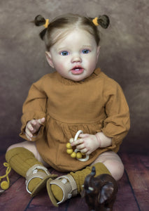 24 inch Lifelike Reborn Baby Dolls Lovely Toddler Lottie Realistic Newborn Baby Doll Birthday Xmas Gift