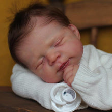 Carica l&#39;immagine nel visualizzatore di Gallery, 18 Inch Sleeping Newborn Baby Dolls Cloth Body Realistic Reborn Baby Doll Girl
