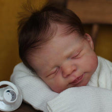 Laden Sie das Bild in den Galerie-Viewer, 18 Inch Sleeping Newborn Baby Dolls Cloth Body Realistic Reborn Baby Doll Girl
