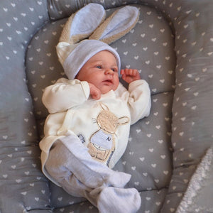 17 inch Real Life Reborn Baby Dolls Elijah Soft Silicone Realistic Newborn Baby Doll Xmas Birthday Gift