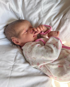 18 Inch Sleeping Reborn Baby Dolls Silicone Soft Vinyl Lifelike Newborn Baby Girl Gift for Kids