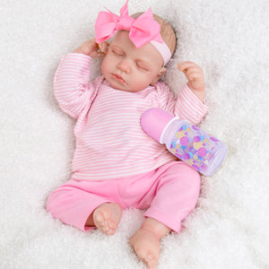 20-inch Lifelike Reborn Baby Doll - Realistic Silicone Newborn Toddler Toy for Ages 3+
