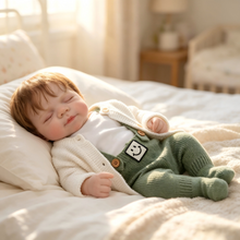Laden Sie das Bild in den Galerie-Viewer, Adorable 18" Sleeping Reborn Baby Doll - 3 Cute Styles, 1.2kg Lifelike Weight, Full Newborn Set Included, Perfect Cuddle Companion &amp; Gift
