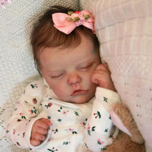 Carregar imagem no visualizador da galeria, Realistic Reborn Baby Dolls Silicone Soft Vinyl Lifelike Sleeping Newborn Baby Girl
