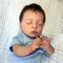 画像をギャラリービューアに読み込む, 18 inch Adorable Lifelike Realistic Newborn Baby Doll Sleeping Reborn Baby Doll Soft Cloth Lovely Baby Dolls Gift for Kids
