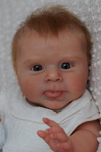 Carregar imagem no visualizador da galeria, 18 inch Adorable Realistic Reborn Baby Dolls Soft Cloth Body Blue Eyes Baby Doll Lifelike Newborn Baby Dolls Sebby
