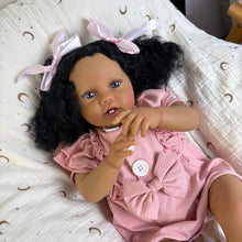 Cargar imagen en el visor de la galería, Pinky Reborn Toddler Reborn Baby Doll Girls- 24 Inch Lifelike Baby Dolls Soft Silicone Reborn Toddler Doll with Realistic Veins for Kids Age 3 +
