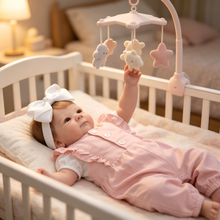 画像をギャラリービューアに読み込む, 18 Inch Reborn Baby Girl Doll 2 Styles Full Vinyl  Cloth Body 1.2kg Weighted Realistic Newborn Doll with Magnetic Pacifier, Bottle, Diaper &amp; Outfit
