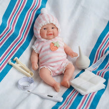 Load image into Gallery viewer, Pinky Reborn 6 Inch Mini Reborn Baby Dolls Full Silicone Baby Girl,Tiny Silicone Baby Dolls ，Mini Realistic Newborn Baby Doll with Clothes Set &amp; Feeding Accessories (Vivienne)
