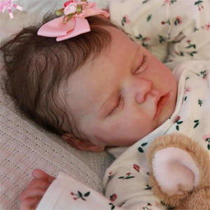 Realistic Reborn Baby Dolls Silicone Soft Vinyl Lifelike Sleeping Newborn Baby Girl