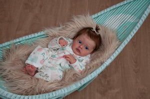 20 Inch Cuddly Lifelike Newborn Baby Dolls Girl Chloe Adorable Reborn Toddler Realistic Baby Dolls Girl Gift for Kids 3+