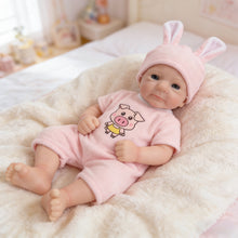 Load image into Gallery viewer, Pinky Reborn 12 Inch 30 cm Silicone Full Body Baby Girl,Silicone Baby Doll - Platinum Silicone Weighted Realistic Newborn Lifelike Preemie Doll Gift Collectors &amp; Kids Age 3+
