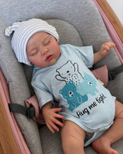 Load image into Gallery viewer, Pinky Reborn 20" Cute Sleeping Reborn Baby Doll  Closed Eyes  Soft Body  Outfit and Pacifier
