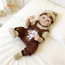 Load image into Gallery viewer, Pinky Reborn 18 Inch Realistic Reborn Baby Boy Doll | 2 Body Options (Cloth/Full Vinyl) with Pacifier &amp; Bottle
