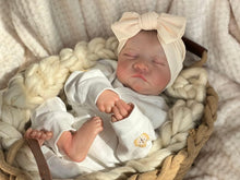 Load image into Gallery viewer, Reborn Baby Dolls 19 Inch Realistic Newborn Baby Dolls Soft Silicone Baby Doll with Clothes and Toy Accessories, White
