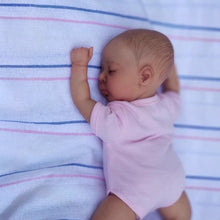 Load image into Gallery viewer, 10&quot; Mini Reborn Baby Doll Luna | Hand-Painted Hair, Soft Cloth Body, Realistic Newborn Look dolls under 40
