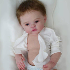18 Inch Lifelike Reborn Baby Dolls Girls Full Body Vinyl Silicone Cuddly Reborn Baby Doll Realistic Newborn Toddler Baby Dolls