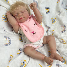 Load image into Gallery viewer, 18 Inch Lifelike Sleeping Realistic Newborn Baby Dolls Silicone Full Body Real Lovely Reborn Baby Doll Girl Birthday Xmas Gift for Kids Age 3+
