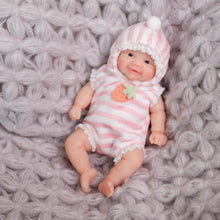 Load image into Gallery viewer, Pinky Reborn 6 Inch Mini Reborn Baby Dolls Full Silicone Baby Girl,Tiny Silicone Baby Dolls ，Mini Realistic Newborn Baby Doll with Clothes Set &amp; Feeding Accessories (Vivienne)

