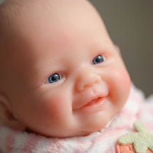 Load image into Gallery viewer, Pinky Reborn 6 Inch Mini Reborn Baby Dolls Full Silicone Baby Girl,Tiny Silicone Baby Dolls ，Mini Realistic Newborn Baby Doll with Clothes Set &amp; Feeding Accessories (Vivienne)
