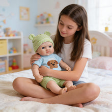 Load image into Gallery viewer, Newborn Silicone Infant Doll Washable Full Body Silicone Comfort Toy Collectible Gift Doll for Girls Kids
