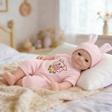 Load image into Gallery viewer, Pinky Reborn 12 Inch 30 cm Silicone Full Body Baby Girl,Silicone Baby Doll - Platinum Silicone Weighted Realistic Newborn Lifelike Preemie Doll Gift Collectors &amp; Kids Age 3+
