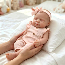 Load image into Gallery viewer, Pinky Reborn Realistic 20 Inch 50 cm Pascale Realistic Newborn Baby Doll Peaches Girl Platinum Liquid Full Solid Silicone Reborn Baby Doll 3D Painted Skin Visible Veins Babies for Kids Age 3+
