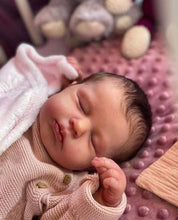 Carregar imagem no visualizador da galeria, 20 Inch Sleeping Lovely Realistic Reborn Baby Dolls Adorable Cuddly Toddler Real Life Newborn Baby Doll Girl Birthday Xmas Gift
