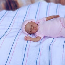 Load image into Gallery viewer, 10&quot; Mini Reborn Baby Doll Luna | Hand-Painted Hair, Soft Cloth Body, Realistic Newborn Look dolls under 40

