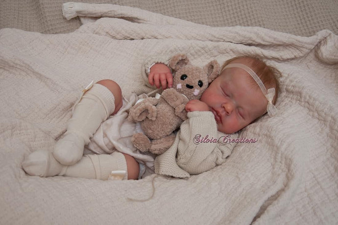 20 Inch Adorable Cuddly Lifelike Newborn Baby Dolls Sleeping Cuddly Realistic Reborn Baby Doll Girl Birthday Xmas Gift