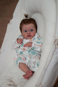 20 Inch Cuddly Lifelike Newborn Baby Dolls Girl Chloe Adorable Reborn Toddler Realistic Baby Dolls Girl Gift for Kids 3+