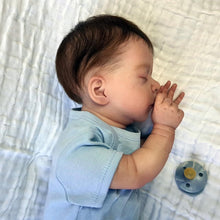 画像をギャラリービューアに読み込む, 18 inch Adorable Lifelike Realistic Newborn Baby Doll Sleeping Reborn Baby Doll Soft Cloth Lovely Baby Dolls Gift for Kids
