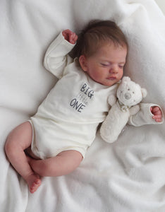 19 Inch Sleeping Lovely Reborn Baby Dolls Girl Sam HandMade Lifelike Adorable Baby Dolls Gift
