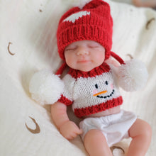 Laden Sie das Bild in den Galerie-Viewer, Pinky Reborn Realistic Reborn Baby Dolls Girl 8 Inch 20cm Soft Solid Platinum Silicone Full Body Mini Handy Baby Flexible Elastic Newborn Baby Doll Toy
