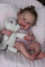Carica l&#39;immagine nel visualizzatore di Gallery, 20 Inch Adorable Lifelike Newborn Baby Dolls Girl Harper Lovely Reborn Baby Doll  Realistic Baby Doll Girl

