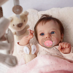 Handmade Realistic Reborn Baby Dolls Girl Lifelike Silicone Baby Doll Real Life Baby Doll Named Felicia