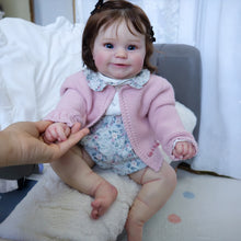 Load image into Gallery viewer, Pinky Reborn Washable Full Body Vinyl Silicone Maddie Girl Dolls Reborn Baby Dolls 20 Inch Real Looking Reborn Doll Best Birthday Set Toys for Kids
