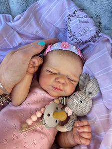 18 Inch Sleeping Reborn Baby Dolls Girl Handmade Lifelike Newborn Baby Doll Gift for Kids