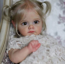 画像をギャラリービューアに読み込む, 24inch Adorable Lifelike Reborn Toddler Girl Cloth Body Realistic Newborn Baby Doll Gift for Kids
