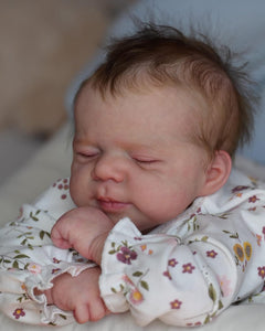 18 Inch Sleeping Adorable Newborn Baby Dolls Cloth Body Lifelike Reborn Baby Doll Girl