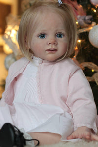 23 Inch Lovely Reborn Toddler Realistic Newborn Baby Doll Adorable Lifelike Reborn Baby Dolls Birthday Gift for Children