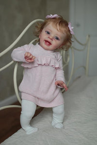 24inch Lifelike Real Life Newborn Baby Dolls Realistic Reborn Toddler Doll Girl  Adorable Lovely Baby Dolls Gift