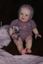 Carica l&#39;immagine nel visualizzatore di Gallery, 24inch Toddler Reborn Doll Soft Silicone Reborn Baby Doll Cuddly Realistic Newborn Baby Dolls Gift
