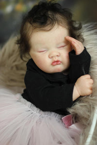 19 Inch Real Life Reborn Dolls Sleeping Adorable Realistic Baby Girl Doll Preemie Lifelike Newborn Baby Doll Toddler