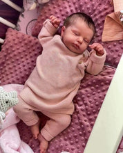 Загрузить изображение в средство просмотра галереи, 20 Inch Sleeping Lovely Realistic Reborn Baby Dolls Adorable Cuddly Toddler Real Life Newborn Baby Doll Girl Birthday Xmas Gift
