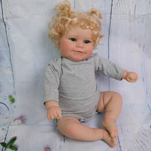 Laden Sie das Bild in den Galerie-Viewer, 20 Zoll oder 24 Zoll realistische Reborn-Babypuppen, Mädchen, Reborn-Kleinkind, echte Silikon-Vinyl-Babypuppen, lebensechte Neugeborenen-Babypuppen
